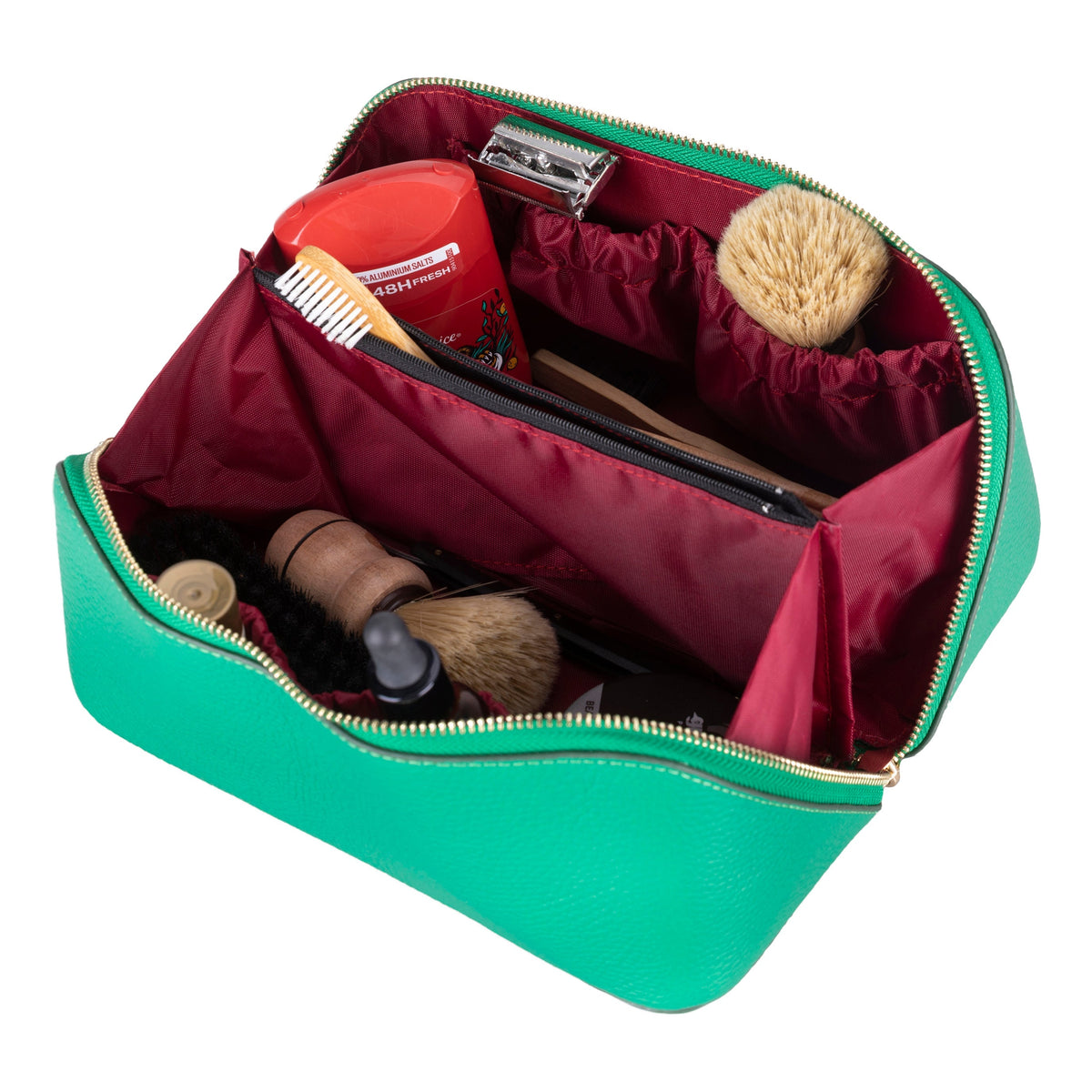 Natalie Leather Make up Bag