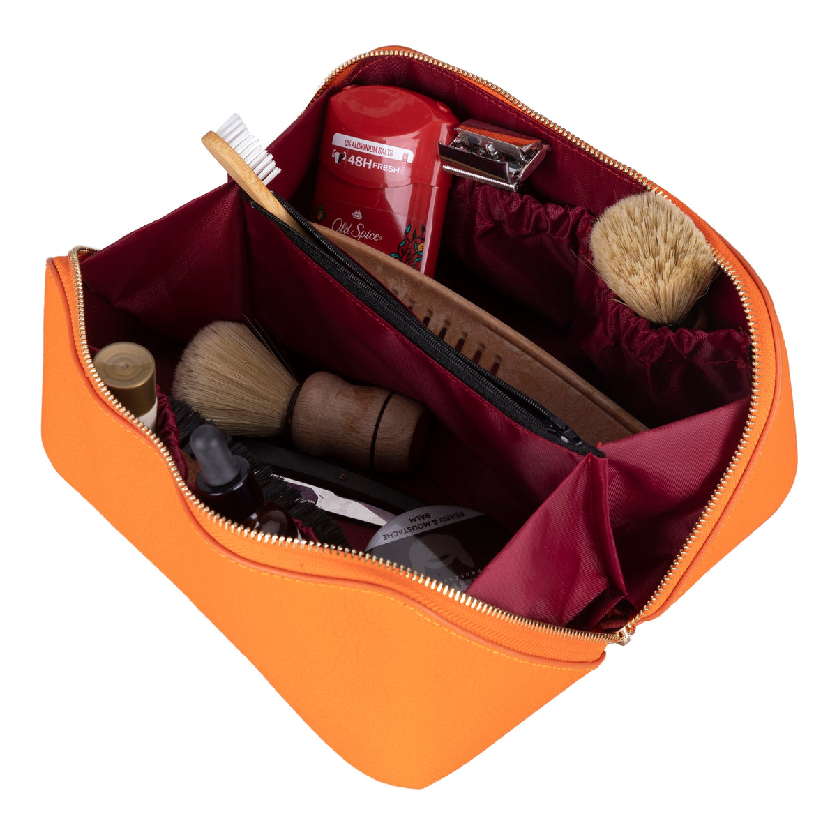 Natalie Leather Make up Bag