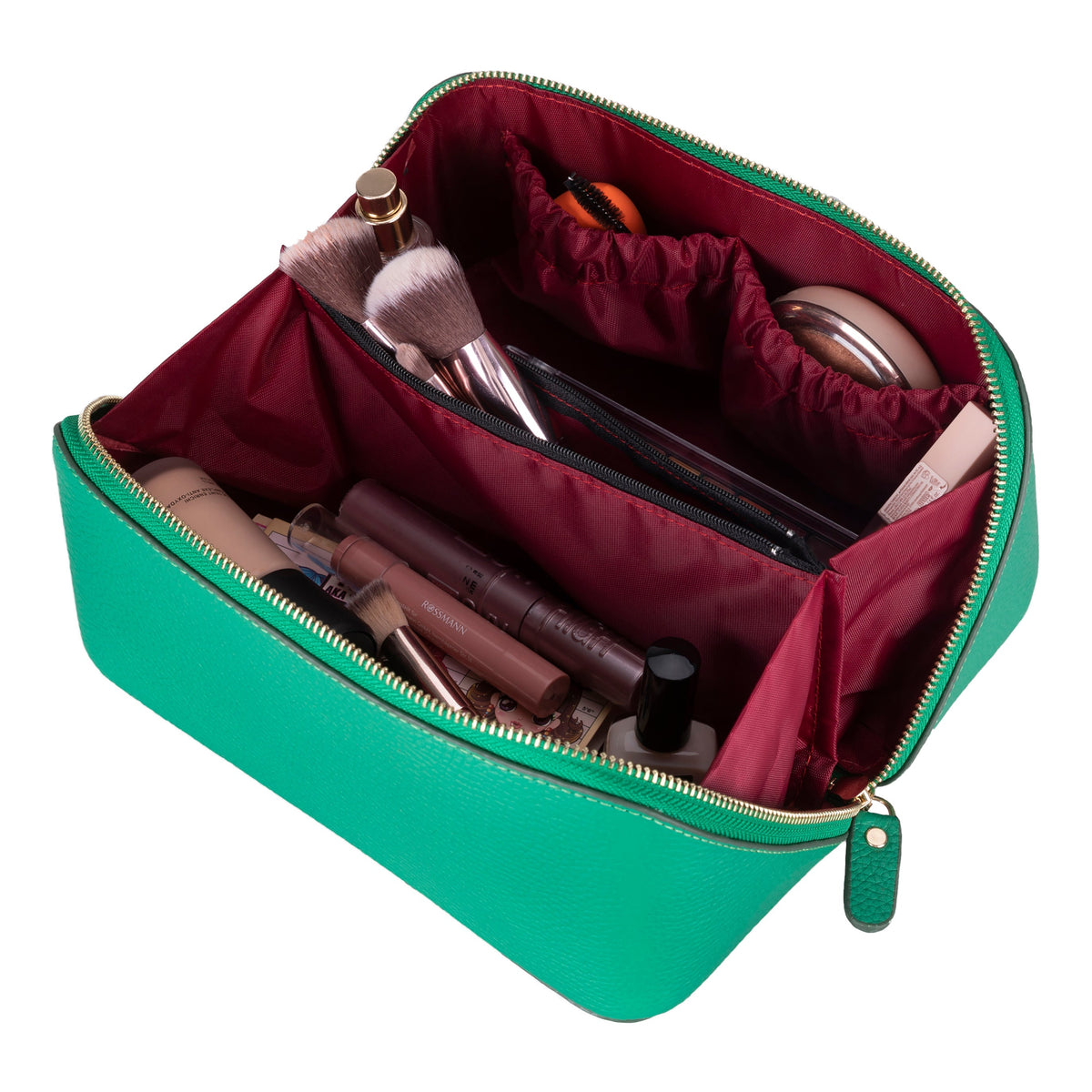 Natalie Leather Make up Bag