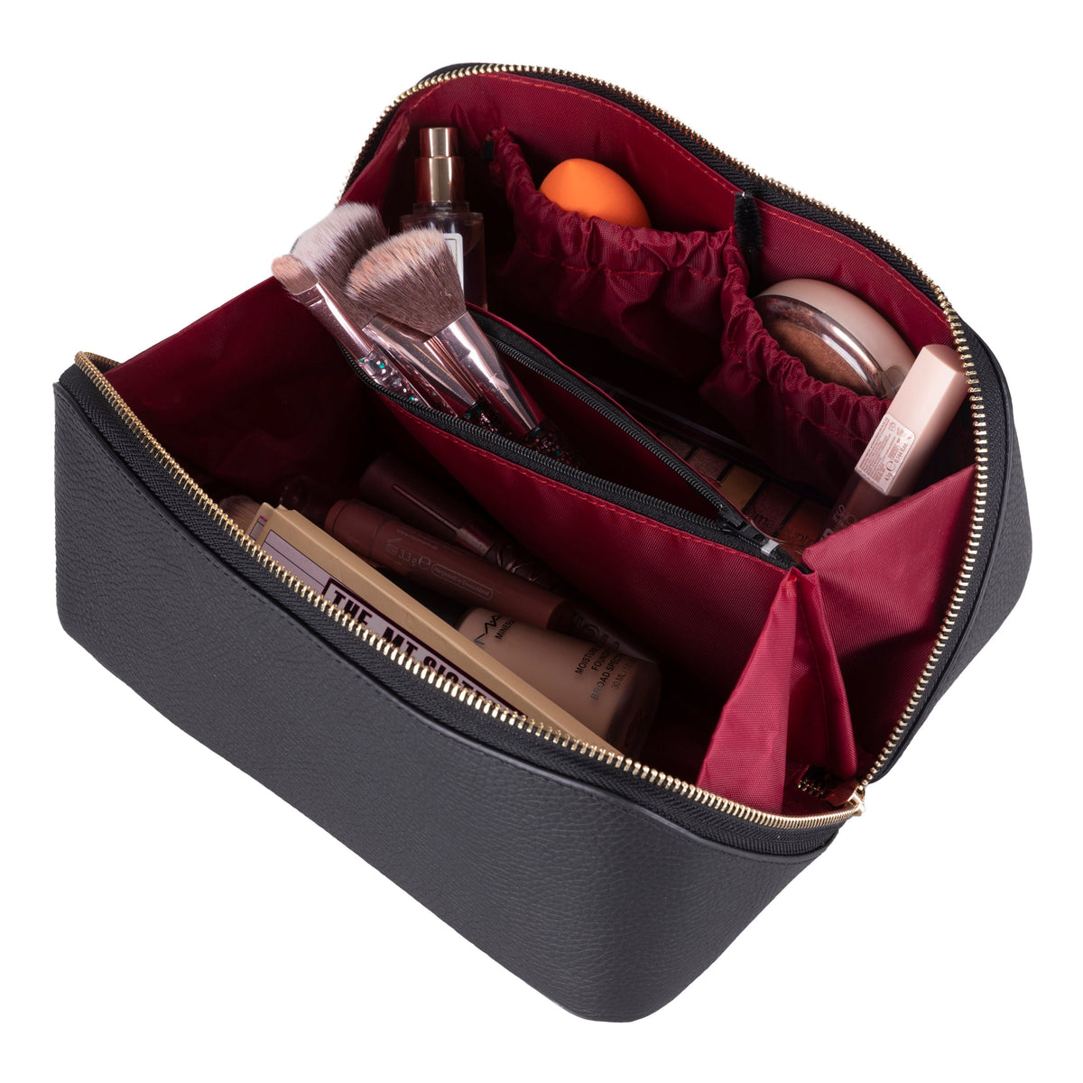 Natalie Leather Make up Bag