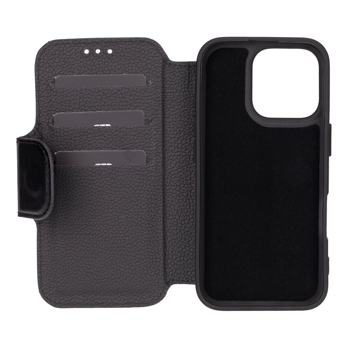 The Roma iPhone 16 Series Leather Folio Case
