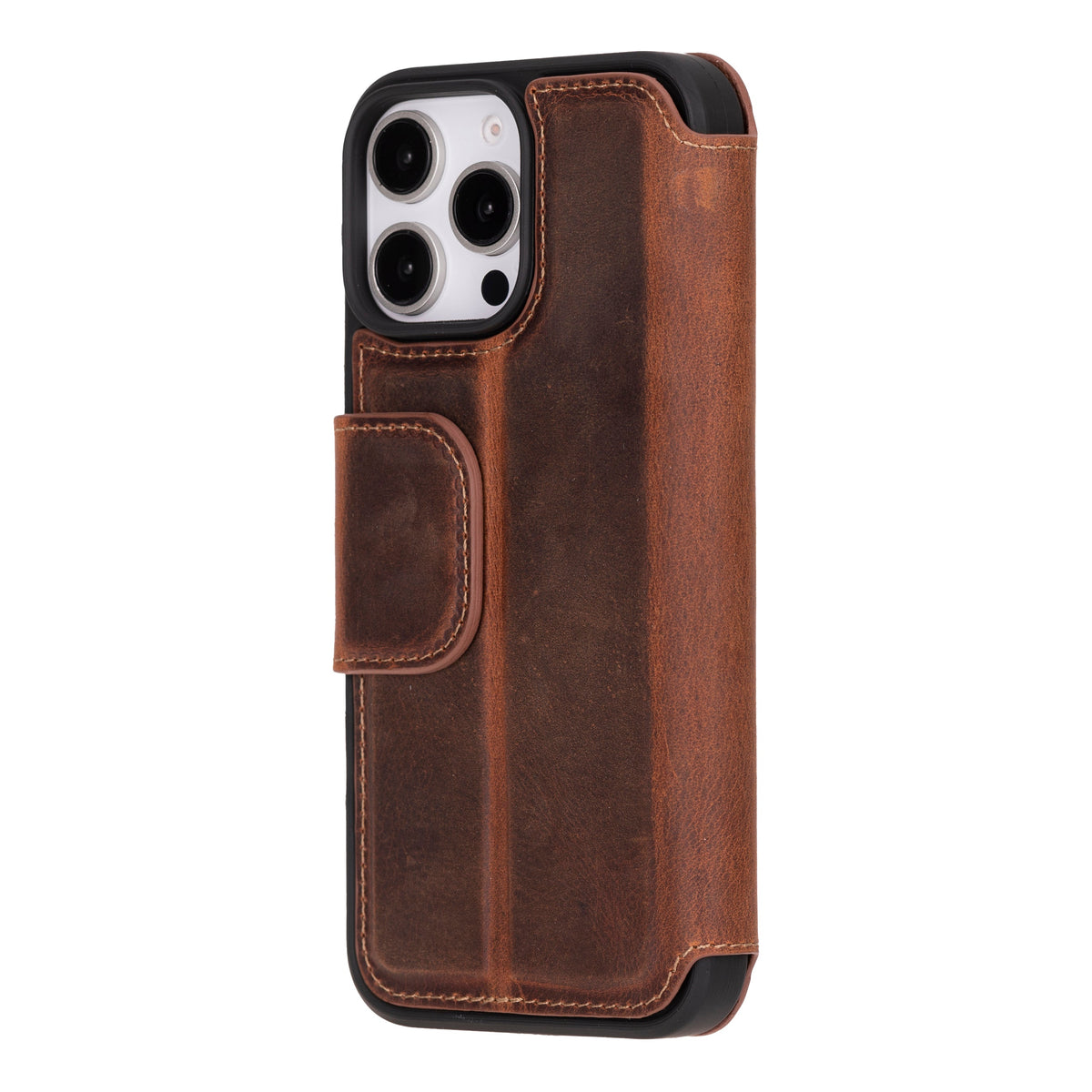 The Roma iPhone 16 Series Leather Folio Case