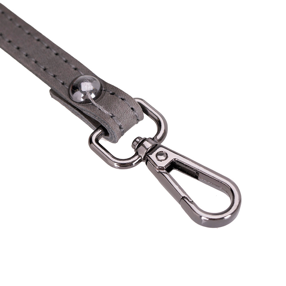 Slim Leather Laptop Bag, Genuine Leather Case, Shoulder Strap (Elona)