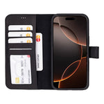 Liluri iPhone 16 Pro Max Detachable Leather Wallet Case