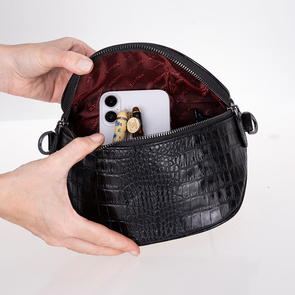 Alora Leather Crossbody Bag