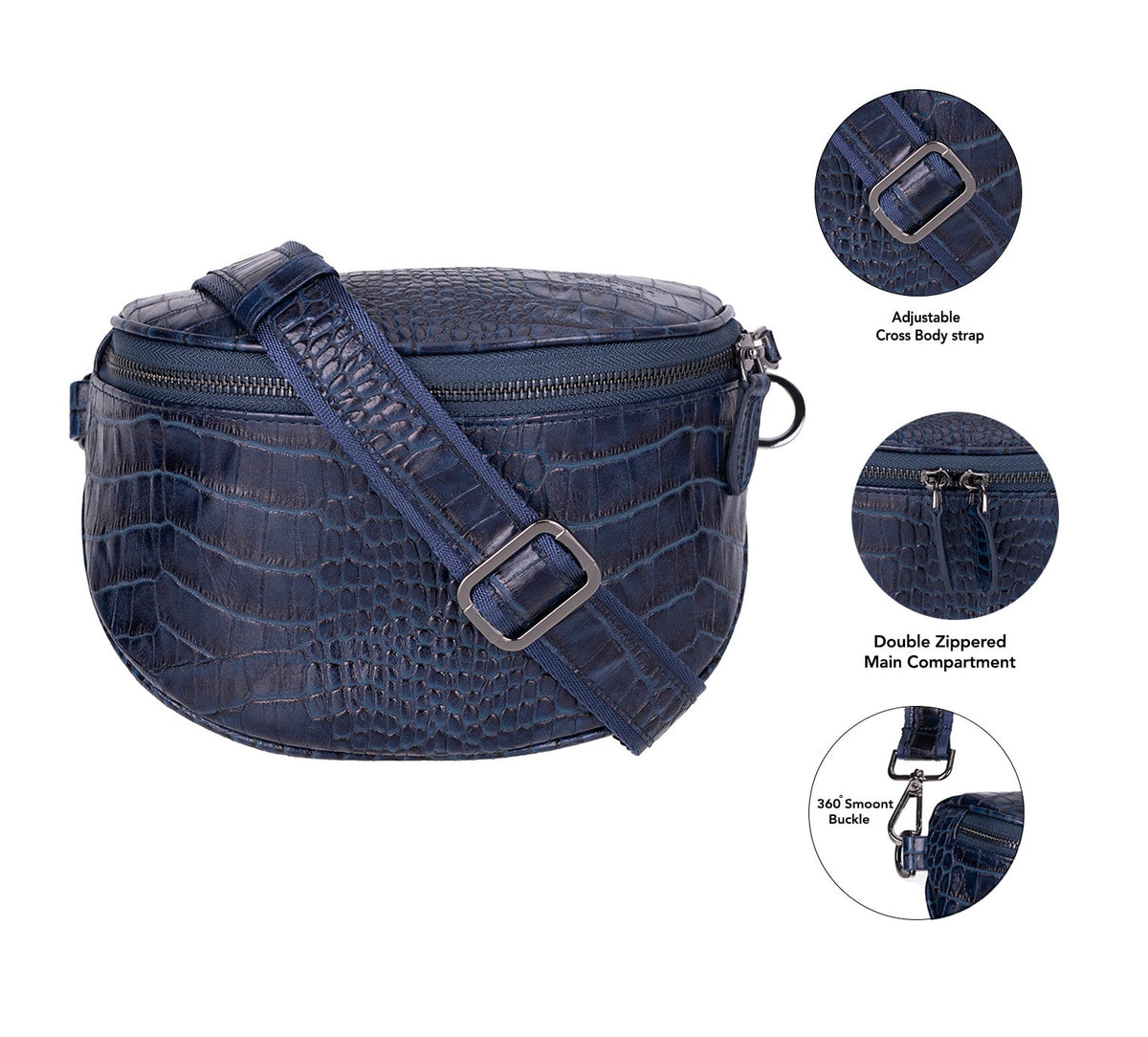 Alora Leather Crossbody Bag