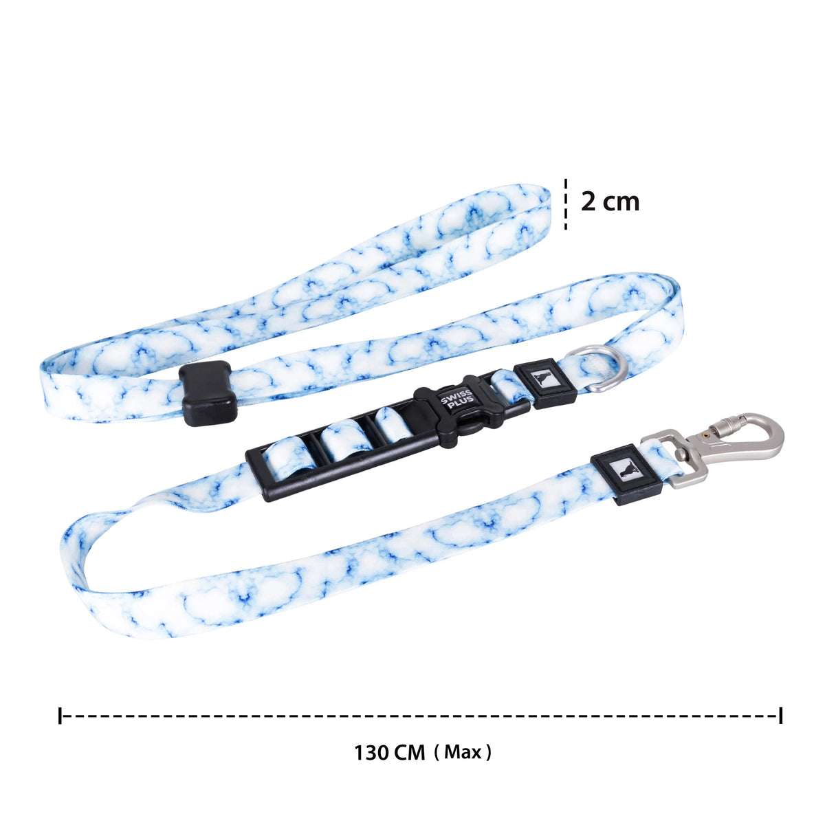 Patterned Recycled Hands Free Leash