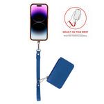 FlexGo Leather Phone Strap & Wallet Set – Clip-On Flex