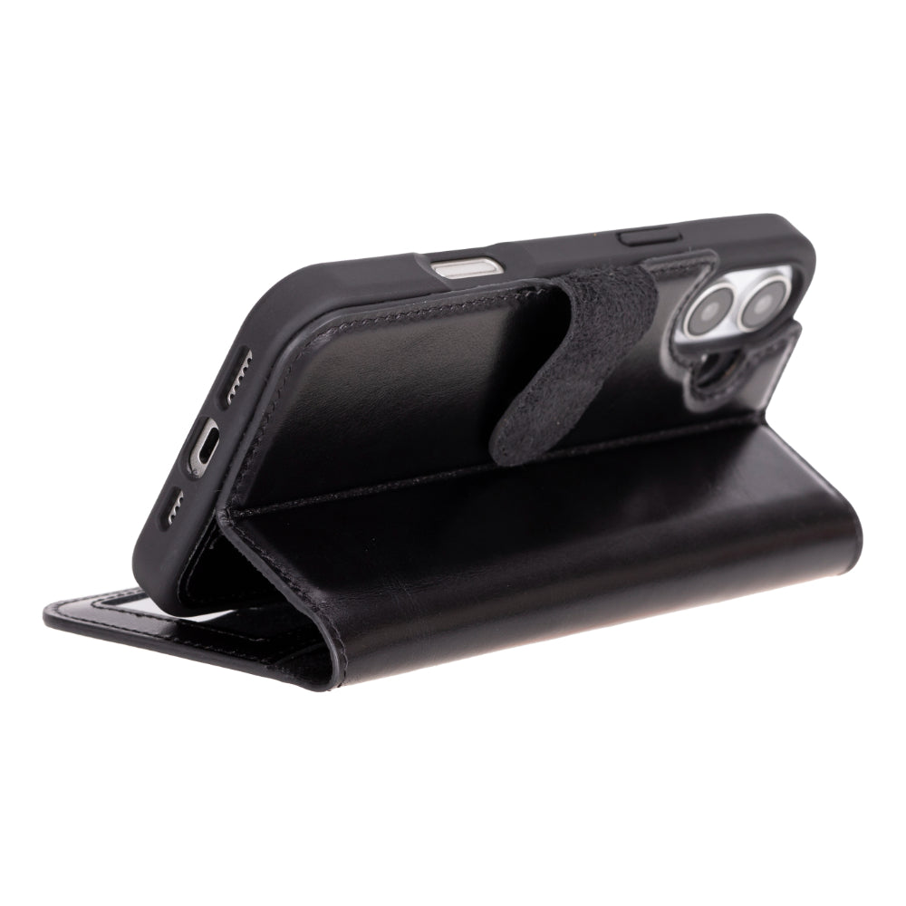 Magic iPhone 16 Series Detachable Leather Wallet Case
