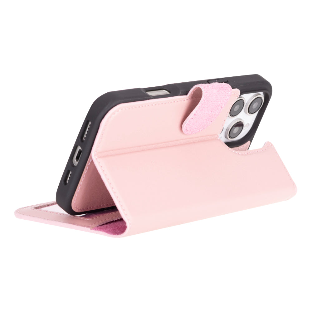 Magic iPhone 16 Series Detachable Leather Wallet Case
