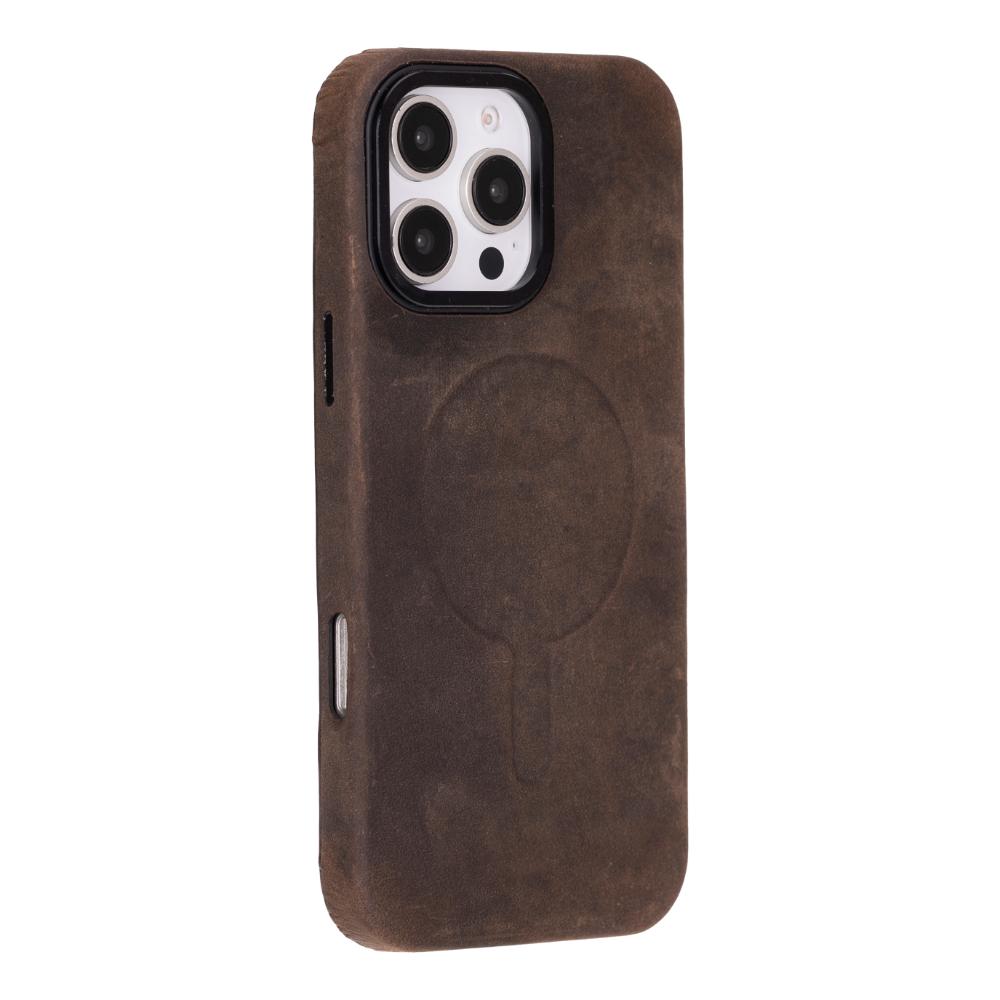 Leather iPhone 16 Pro/Max Case: Ultra-Slim MagSafe Cover (Forte)