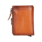 Leather Card Holder, RFID Blocking Slim Wallet with Quick-Access & Coin Pocket (Velto)
