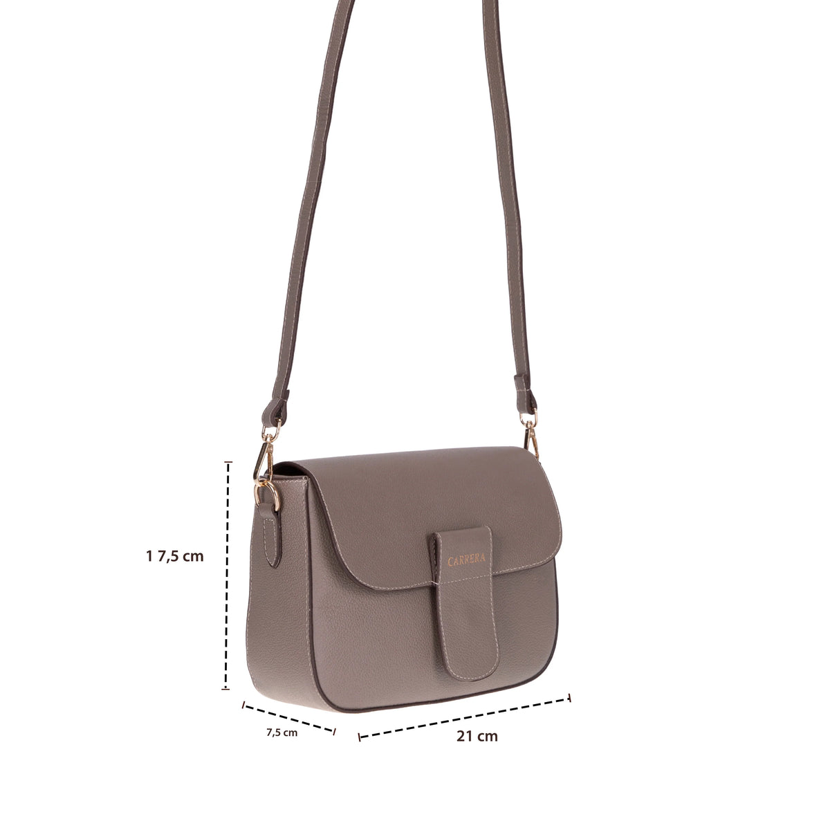 Carrera Seravelle Genuine Leather Crossbody Bag