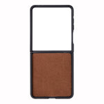 Slim Leather Case for Samsung Galaxy Z Flip 7 (Lune)