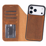 Magic iPhone 18 Pro Max Leather Detachable Wallet Case