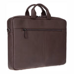 Truro Leather Business Briefcase / Laptop Case 13" with Suitcase