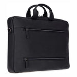 Truro Leather Business Briefcase / Laptop Case 16" with Suitcase