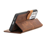 Premium Genuine Leather Wallet Case for Samsung Galaxy S21, S21 Plus & S21 Ultra (Skadi)