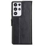 Premium Genuine Leather Wallet Case for Samsung Galaxy S21, S21 Plus & S21 Ultra (Skadi)