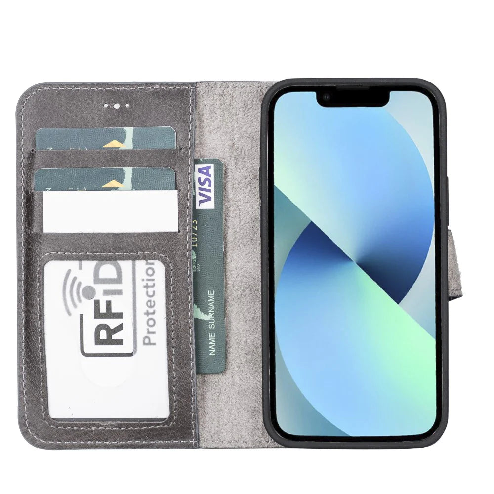 Magic iPhone 13 Pro Max and 13 Pro Series Detachable Leather Wallet Case