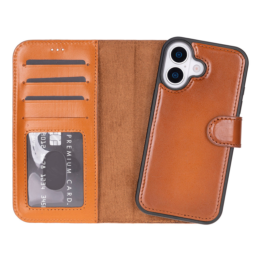 Magic iPhone 17 Series Leather Detachable Wallet Case