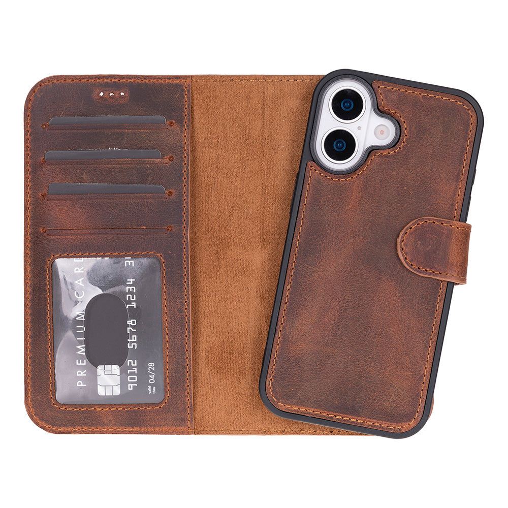Magic iPhone 17 Series Leather Detachable Wallet Case