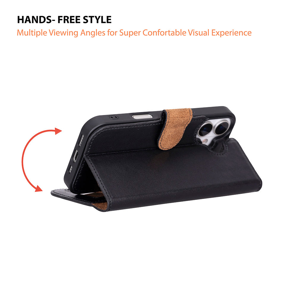 Magic iPhone 17 Series Leather Detachable Wallet Case