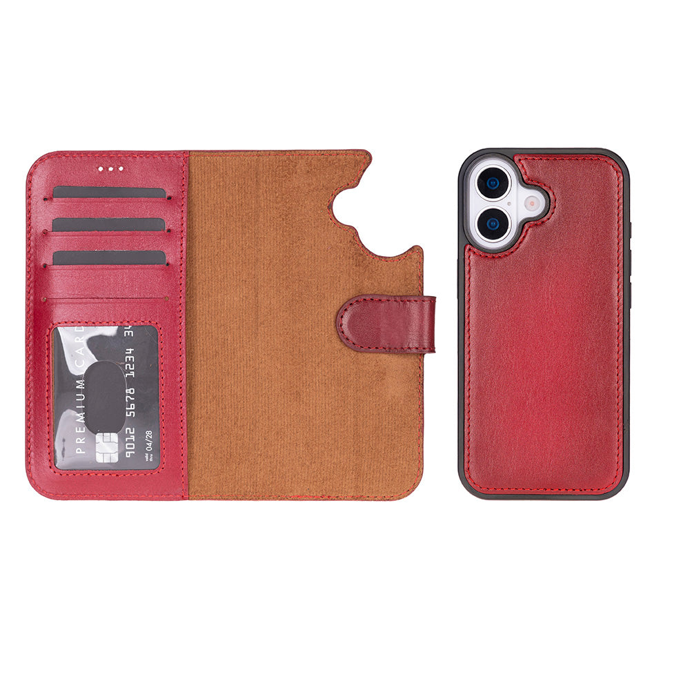 Magic iPhone 17 Series Leather Detachable Wallet Case