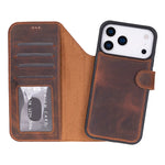 Magic iPhone 17 Series Leather Detachable Wallet Case