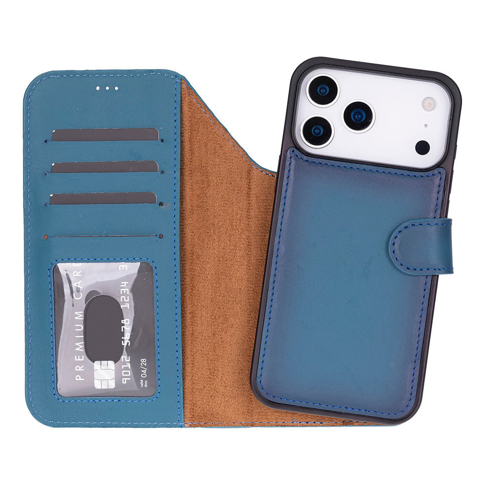 Magic iPhone 17 Series Leather Detachable Wallet Case