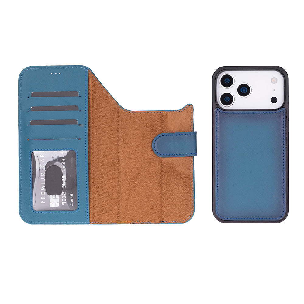 Magic iPhone 17 Series Leather Detachable Wallet Case
