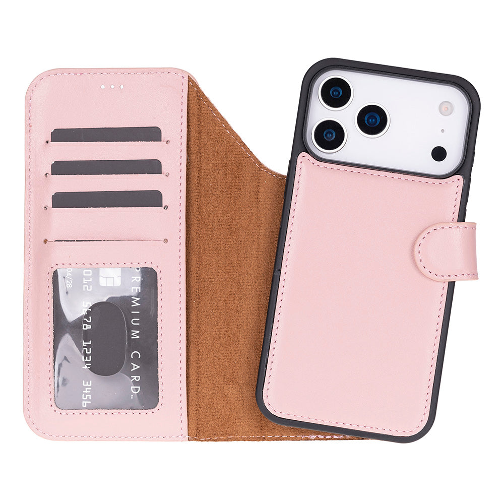 Magic iPhone 17 Series Leather Detachable Wallet Case