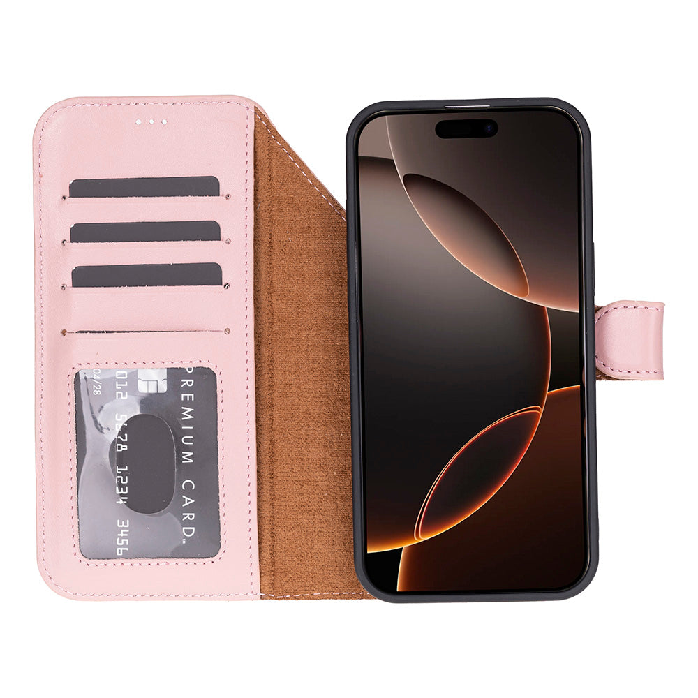 Magic iPhone 17 Series Leather Detachable Wallet Case