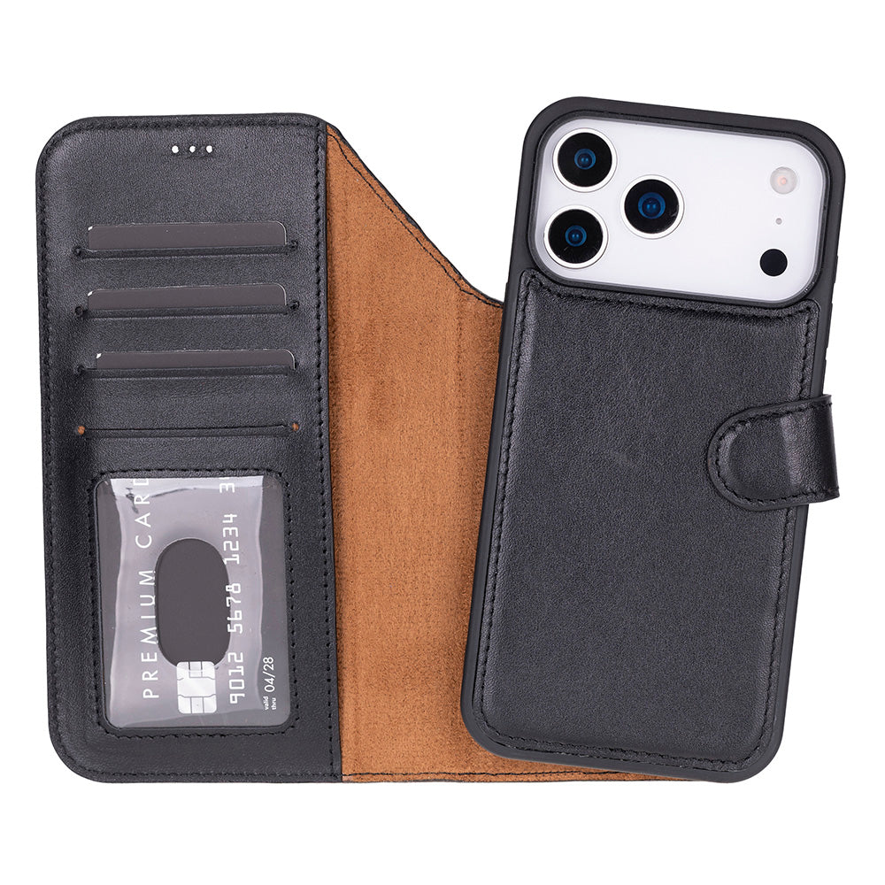 Magic iPhone 17 Series Leather Detachable Wallet Case