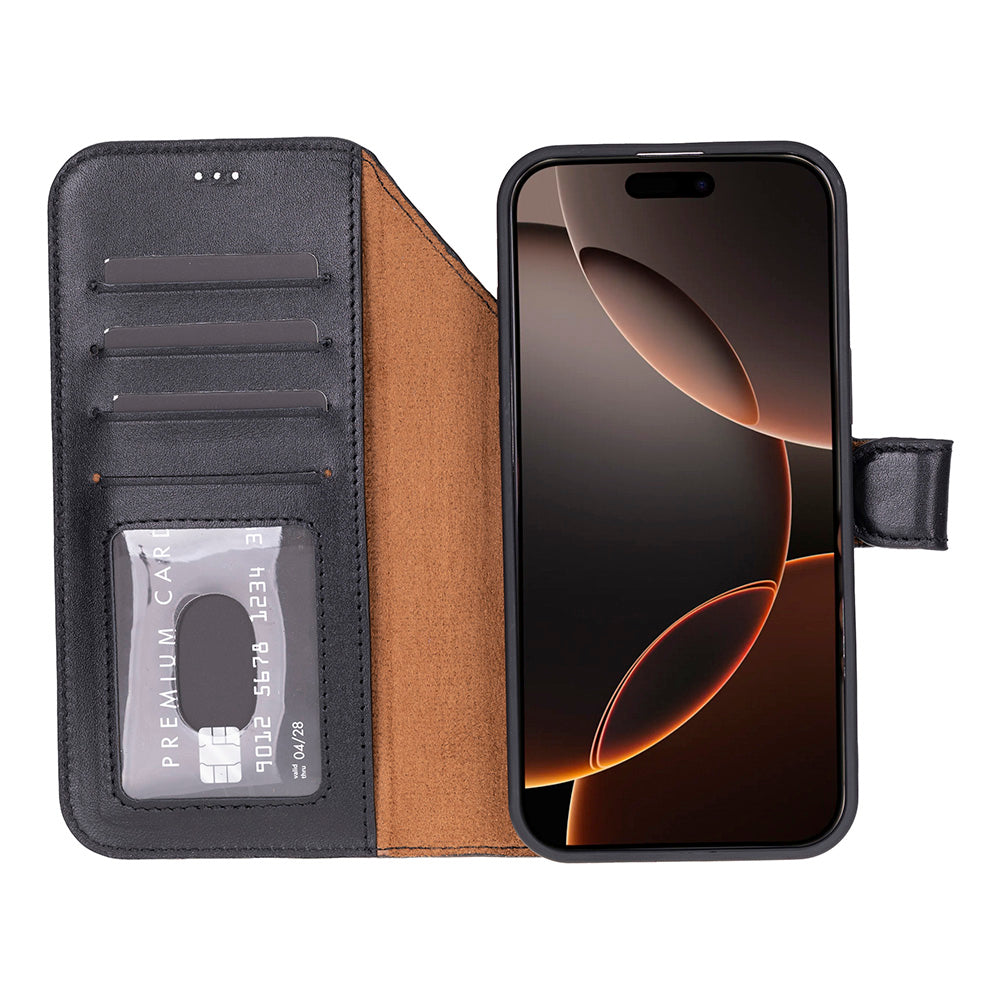 Magic iPhone 17 Series Leather Detachable Wallet Case
