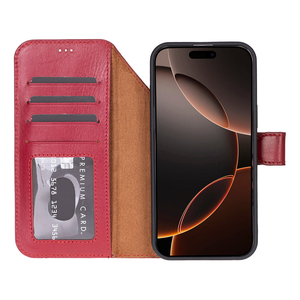 Magic iPhone 17 Series Leather Detachable Wallet Case