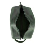 Genuine Leather Dopp Kit, Men's & Women's Toiletry Bag, Travel Organizer, Shaving Bag (Rhett)