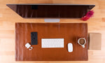 Leather Desk Mat: Water-Repellent Office Pad (Vero)