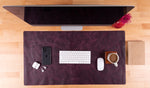 Leather Desk Mat: Water-Repellent Office Pad (Vero)