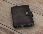 Minimalist Leather Smart Wallet – RFID Blocking Card Holder (Venus)