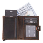 Minimalist Leather Smart Wallet – RFID Blocking Card Holder (Venus)