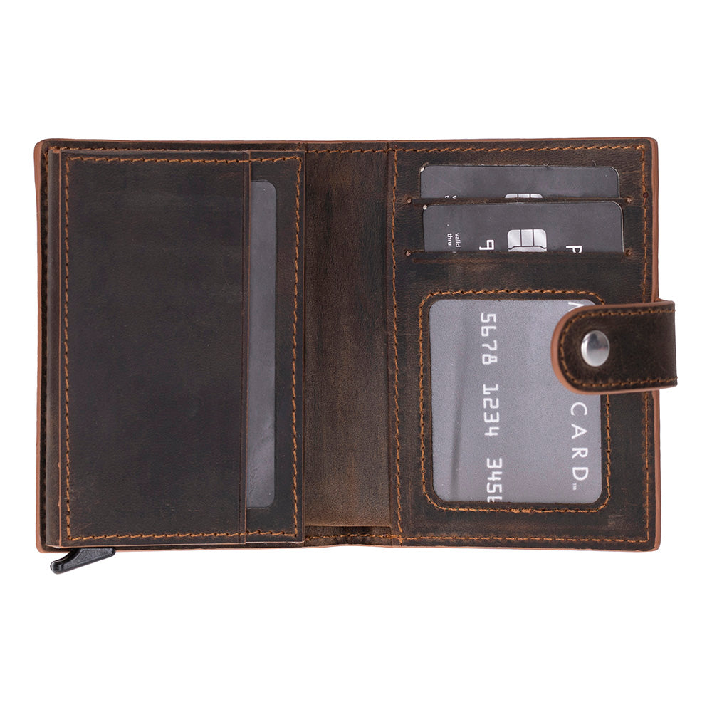 Minimalist Leather Smart Wallet – RFID Blocking Card Holder (Venus)