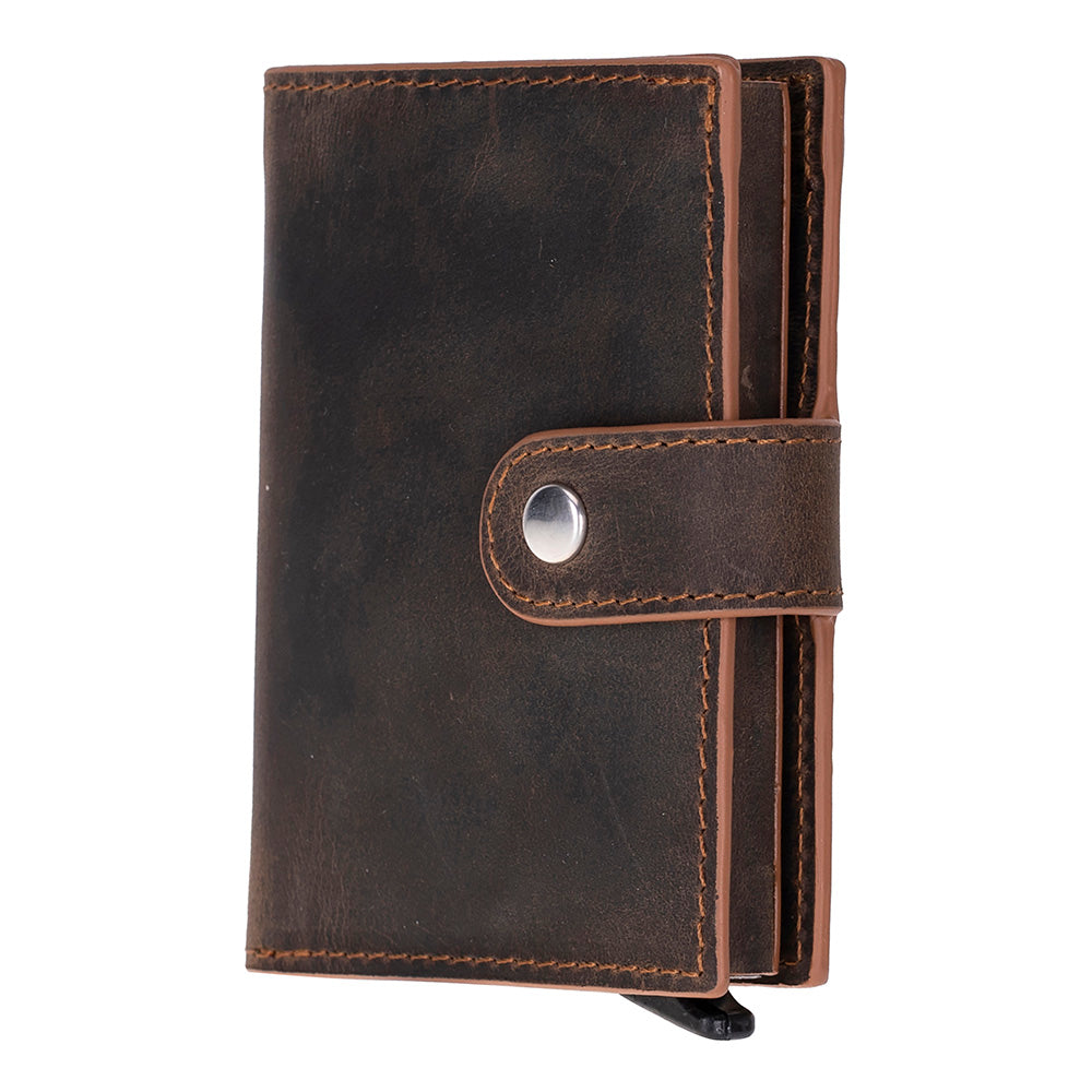 Minimalist Leather Smart Wallet – RFID Blocking Card Holder (Venus)