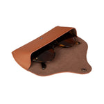 Leather Glasses Case Stylish Eyewear Protection (Optura)