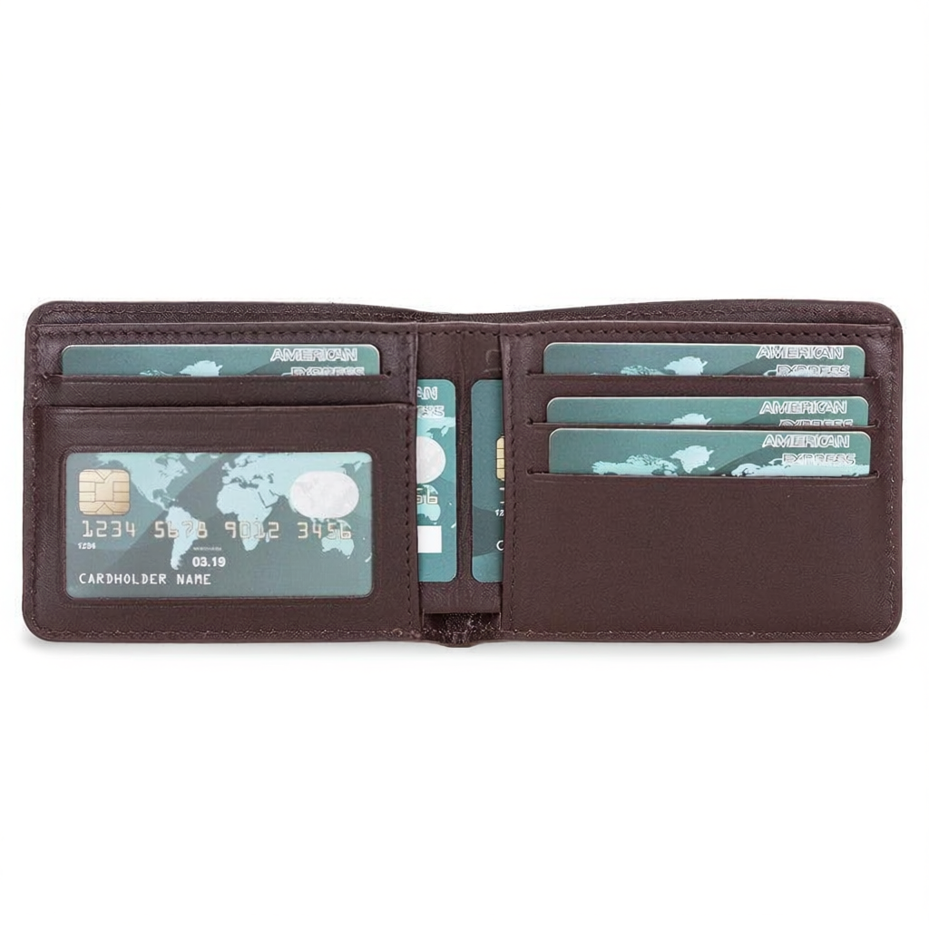 Leather Wallet – Genuine Leather Bifold Wallet with Card Slots (Torin)