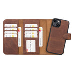 Santa iPhone 14 Leather Detachable Wallet Case