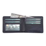 Leather Wallet – Genuine Leather Bifold Wallet with Card Slots (Torin)