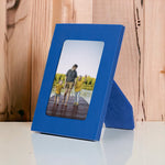 Leather Desktop Photo Frame 22x17cm frame for 15x10cm photos (8.6x6.6inch frame for 5.9x3.9inch photos)