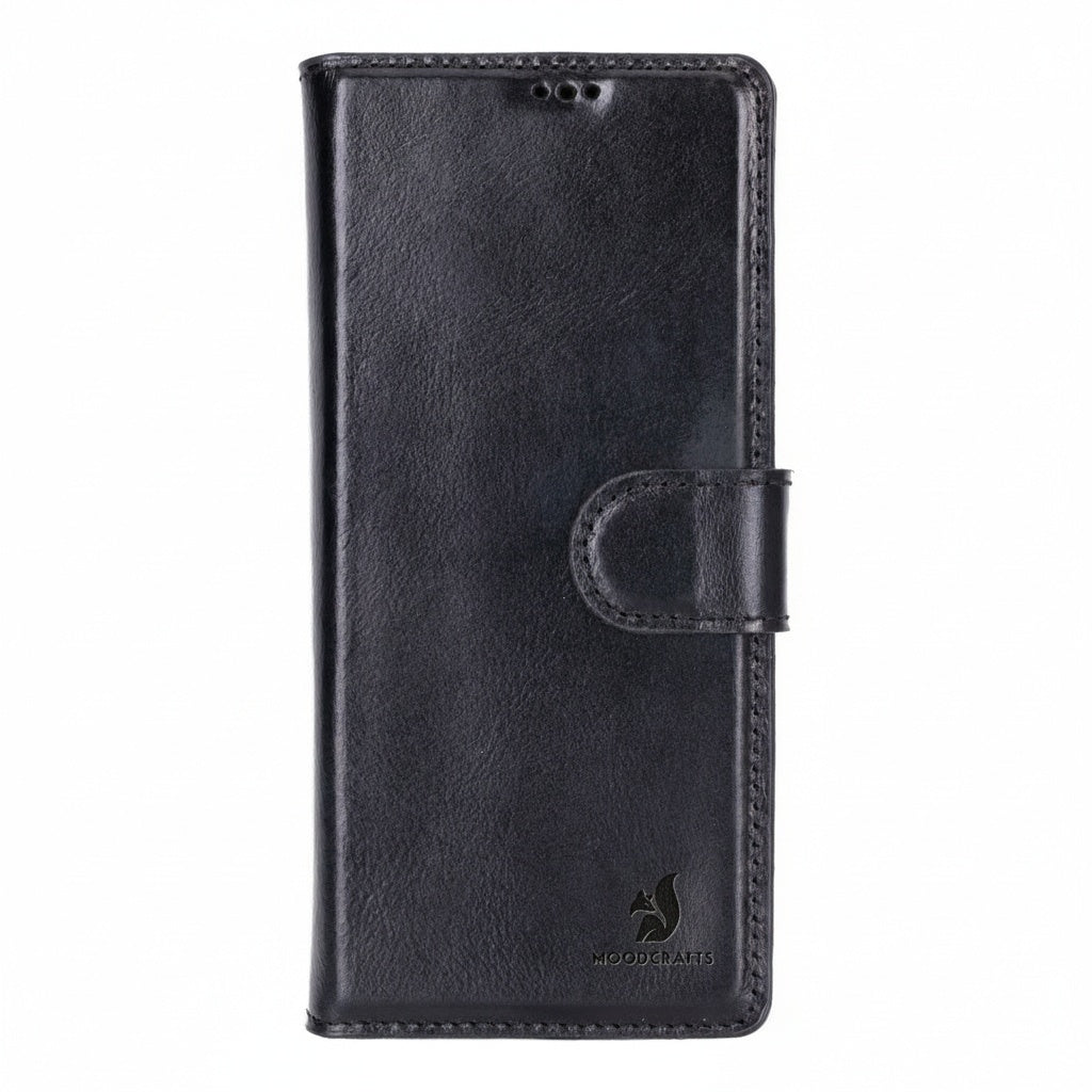 Handcrafted Leather Wallet Case for Samsung Galaxy Z Fold 6 – RFID Blocking (Zephyr)