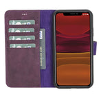 Apple iPhone 11 Series Compatible Leather Wallet Case